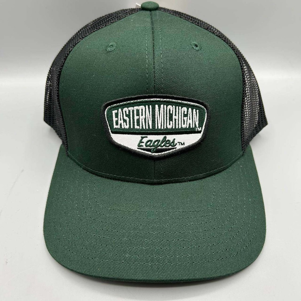 Eastern Michigan Eagles NCAA Trucker Hat Men Green The Game Snap Back Cap New
